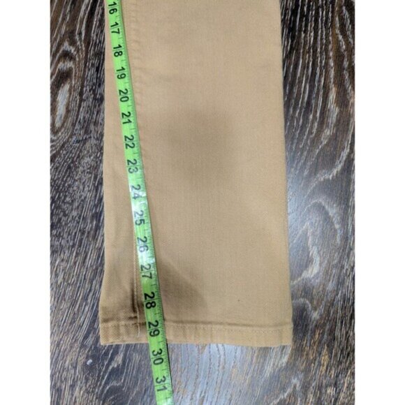 Mott Bow Jeans Mens 32x30 Brown Khaki Skinny Mercer Five Pocket Stretch 129 - Picture 8 of 8